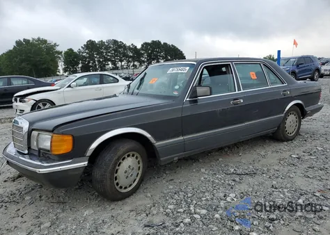 1991 Mercedes-Benz 420 Sel из США, поврежденный, VIN WDBCA35E4MA572753